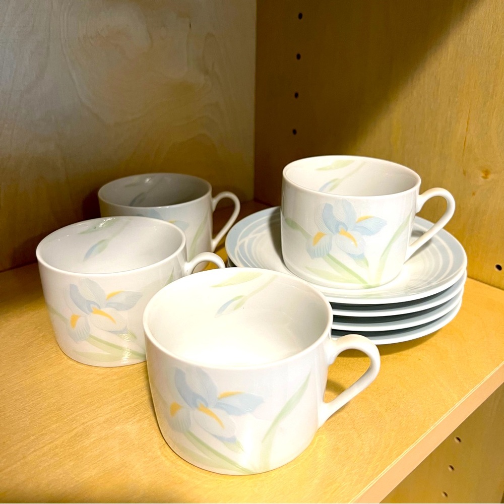 Vintage Fairfield cups and saucers